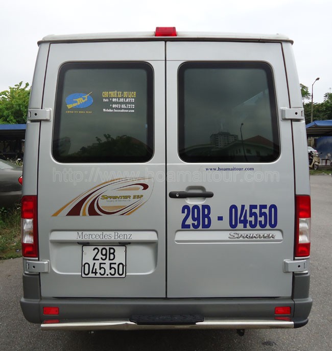 cho thuê xe cưới 16 chỗ Mercedes Sprinter